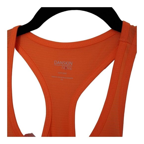 EUC DanSkin Now Womens Racerback Tank Size S Orange Taffy Active SzS - Picture 3 of 6